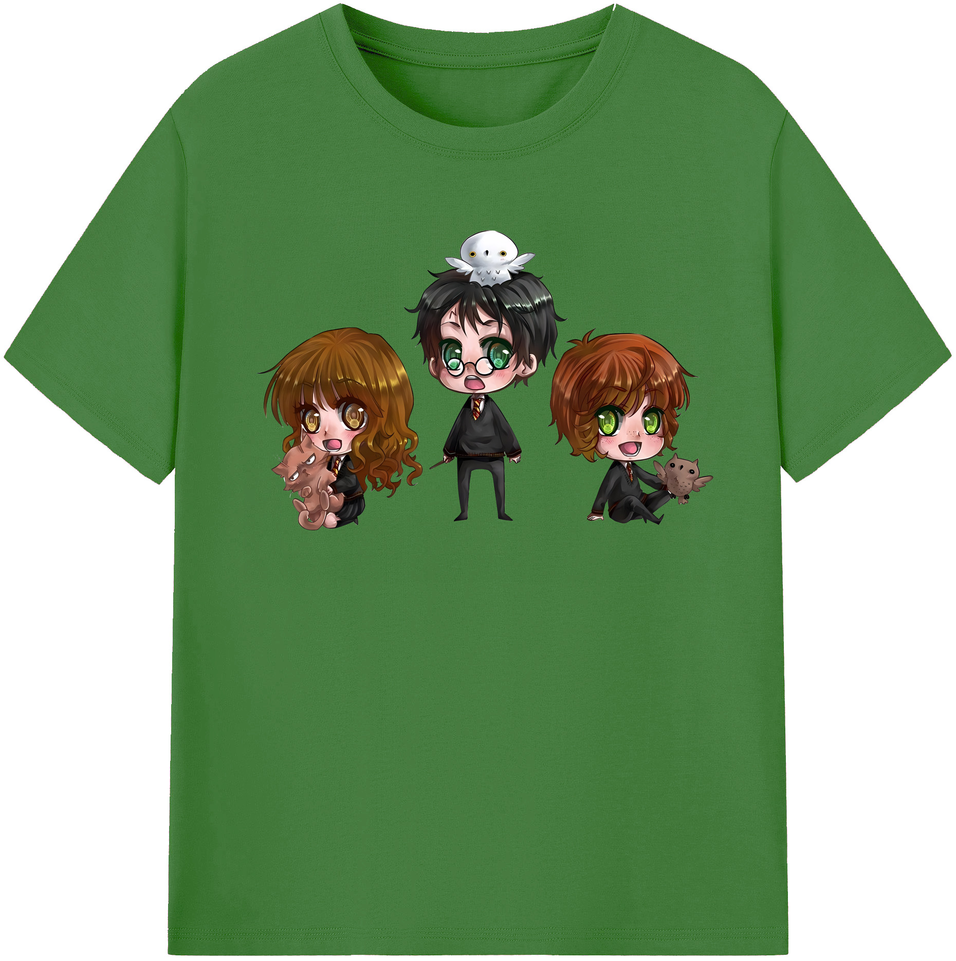 （画像用） Harry Potter ハリー・ポッターシリーズ レディースカジュアルプリントTシャツ（綿100％）